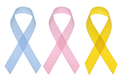 Cancer awareness ribbons