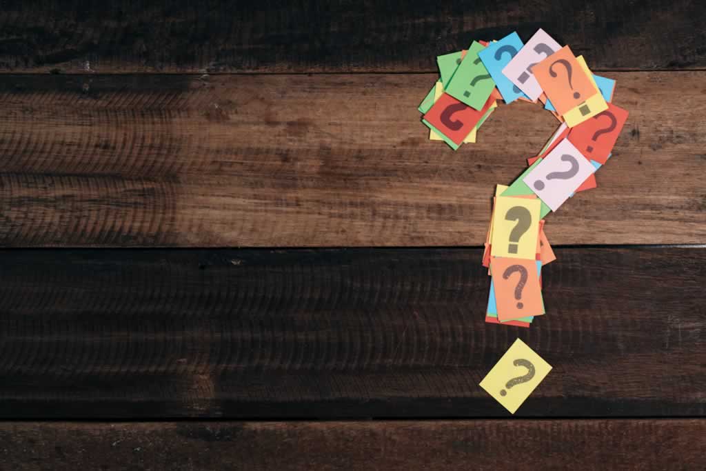 information on therapy showing question mark